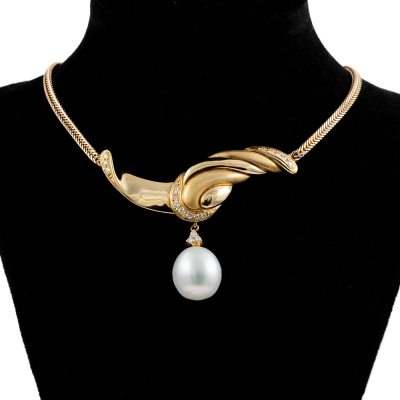 12.3mm South Sea Pearl Necklace - 6