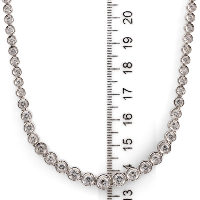 5.00ct Diamond Tennis Necklace - 5