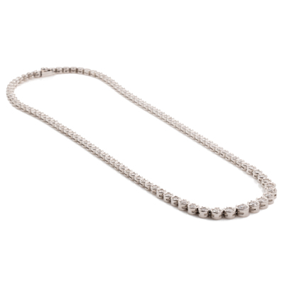 5.00ct Diamond Tennis Necklace - 7