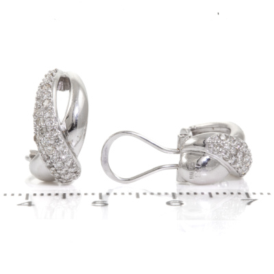 0.66ct Clip-on Diamond Earrings - 3