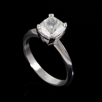 2.01ct Diamond Solitaire Ring GIA I SI2 - 6