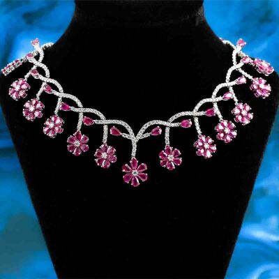 18.45ct Ruby and Diamond Necklace - 8