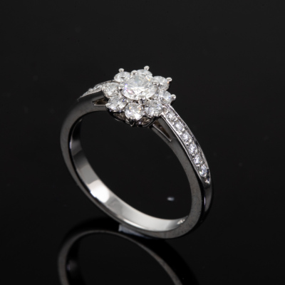 Tiffany & Co. Flora Diamond Ring - 6