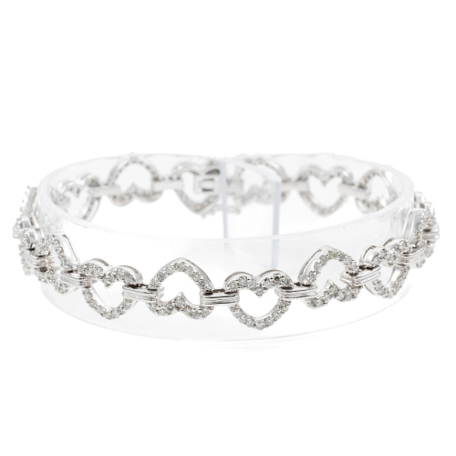 Diamond Heart Design Bracelet