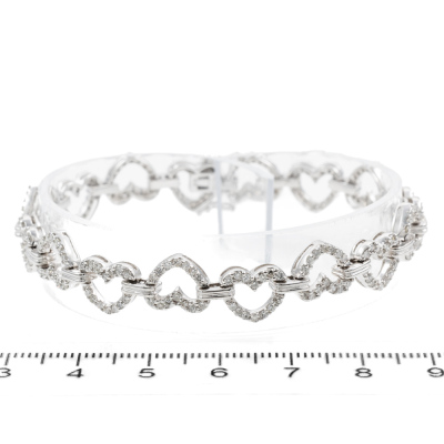 Diamond Heart Design Bracelet - 2