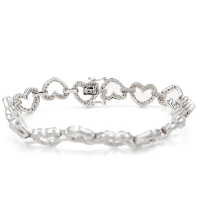 Diamond Heart Design Bracelet - 4