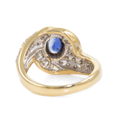 0.50ct Sapphire and Diamond Ring - 4