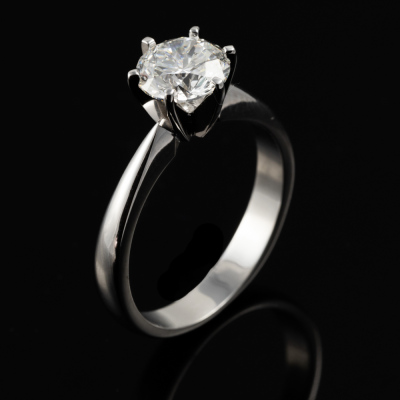 1.50ct Diamond Solitaire Ring GIA E VS1 - 6