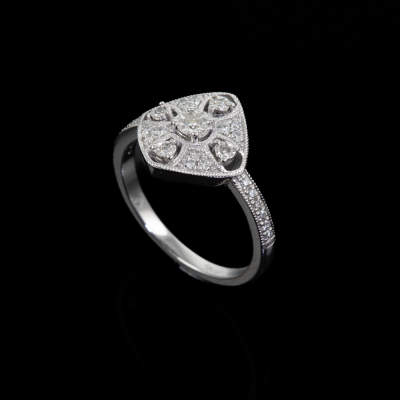 0.25ct Diamond Dress Ring - 5