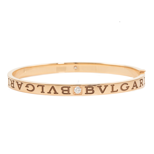 Bvlgari Double Logo Diamond Bracelet