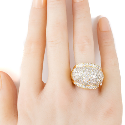 4.11ct Diamond Dress Ring - 7