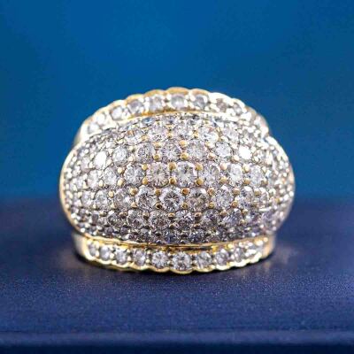 4.11ct Diamond Dress Ring - 8