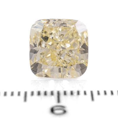 5.20ct Loose Fancy Light Yellow Diamond - 8