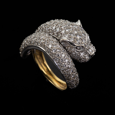 2.50ct Diamond Panther Design Ring - 6