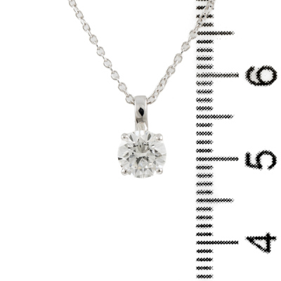 0.70ct Diamond Pendant GIA F VS1 - 3