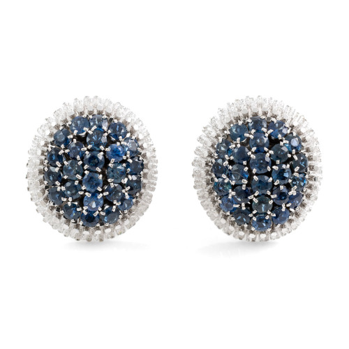 3.00ct Blue Sapphire Earrings
