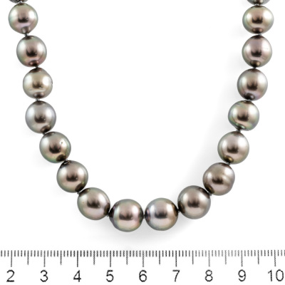 9mm-10mm Tahitian Pearl Necklace - 3