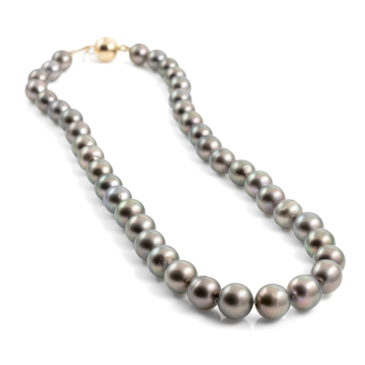 9mm-10mm Tahitian Pearl Necklace - 5