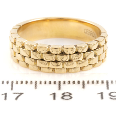 Cerrone 18ct Yellow Gold Ring 7.7g - 2