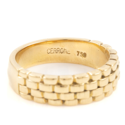 Cerrone 18ct Yellow Gold Ring 7.7g - 3