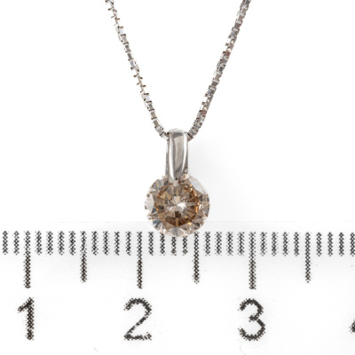 0.69ct Diamond Solitaire Pendant - 2
