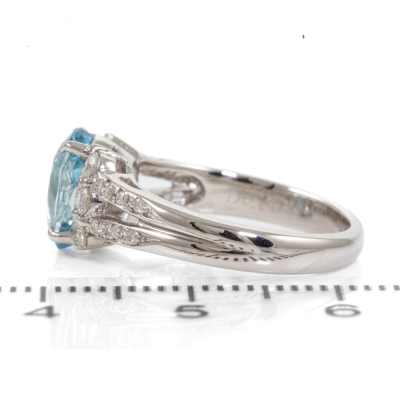 1.50ct Aquamarine and Diamond Ring - 3