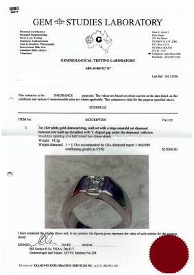 1.51ct Diamond Ring GIA I VS2 - 4