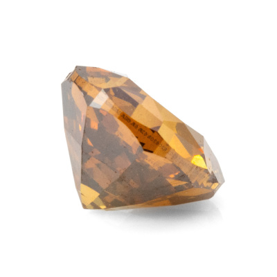 0.50ct Deep Brownish Orangy Yellow P1 GIA - 6