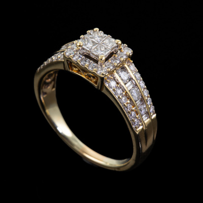 0.73ct Diamond Dress Ring - 5