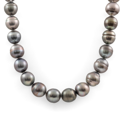 10.3-10.9mm Tahitian Pearl Necklace - 2