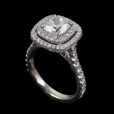 1.55ct Centre Diamond Ring GIA D SI1 - 7