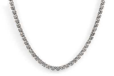 4.85ct Diamond Tennis Necklace - 2