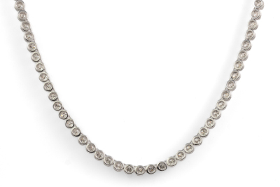 4.85ct Diamond Tennis Necklace - 6