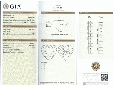 2.00ct Pair of Diamonds GIA G VS2, G SI2 - 3