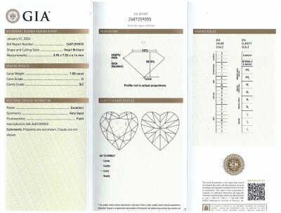 2.00ct Pair of Diamonds GIA G VS2, G SI2 - 5