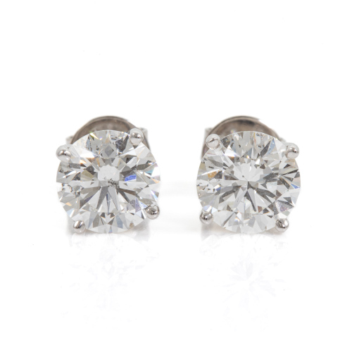 3.02ct Diamond Studs GIA H SI2