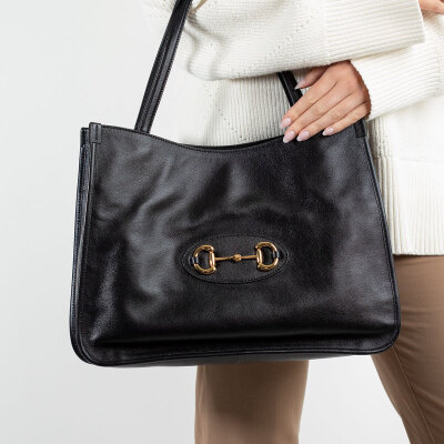 Gucci HorseBit 1955 Leather Tote - 5