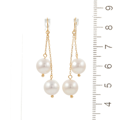 8.2mm Akoya Pearl Shepherd Earrings - 2