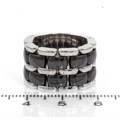 Chanel Ultra Black Ceramic Ring - 2