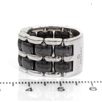 Chanel Ultra Black Ceramic Ring - 3