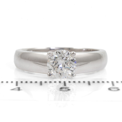 1.00ct Diamond Solitaire Ring GIA H SI2 - 2