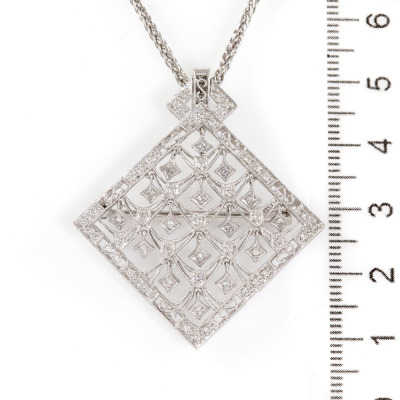 0.40ct Diamond Pendant/Brooch - 3