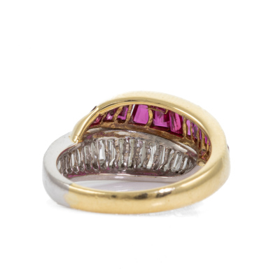 1.30ct Ruby and Diamond Ring - 4