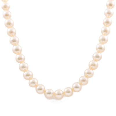 Akoya Pearl Necklace, Gemstone Enhancer - 3