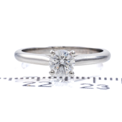 0.41ct Cartier Solitaire Diamond Ring - 2