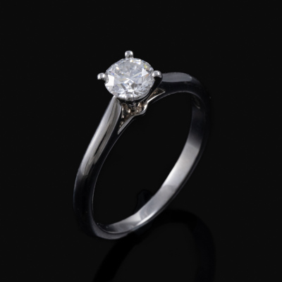 0.41ct Cartier Solitaire Diamond Ring - 7