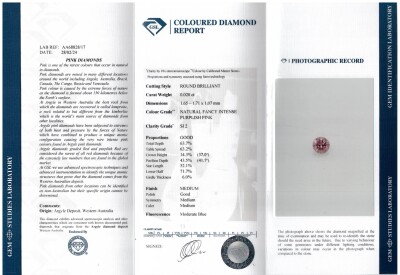 Argyle Origin Pink & Blue Diamonds GSL - 3