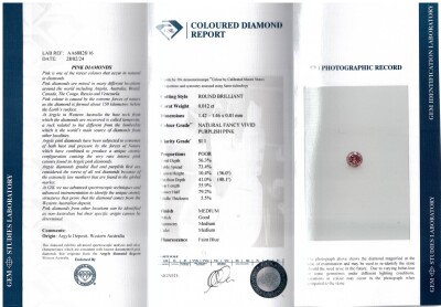 Argyle Origin Pink & White Diamonds GSL - 4
