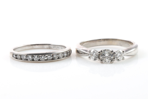 Trilogy Ring & Eternity Ring Set