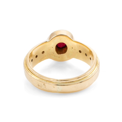 0.35ct Ruby and Diamond Ring - 4